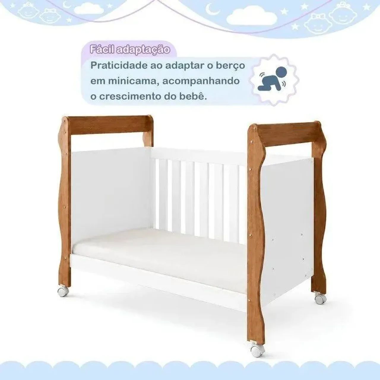 Berço e colchão  - Foto 2