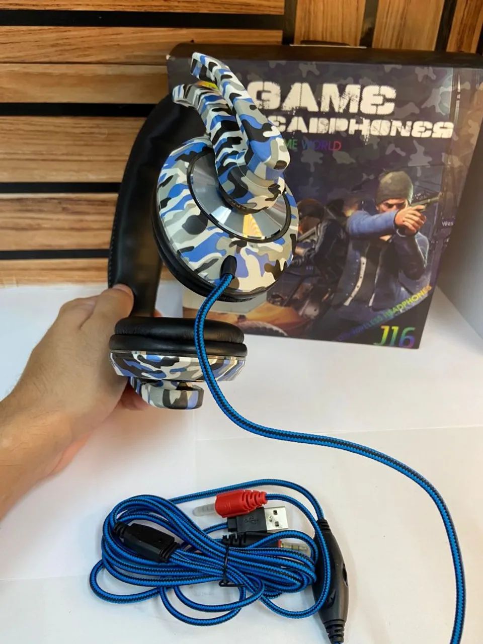 Headset Gamer com Fio J16 - Foto 3