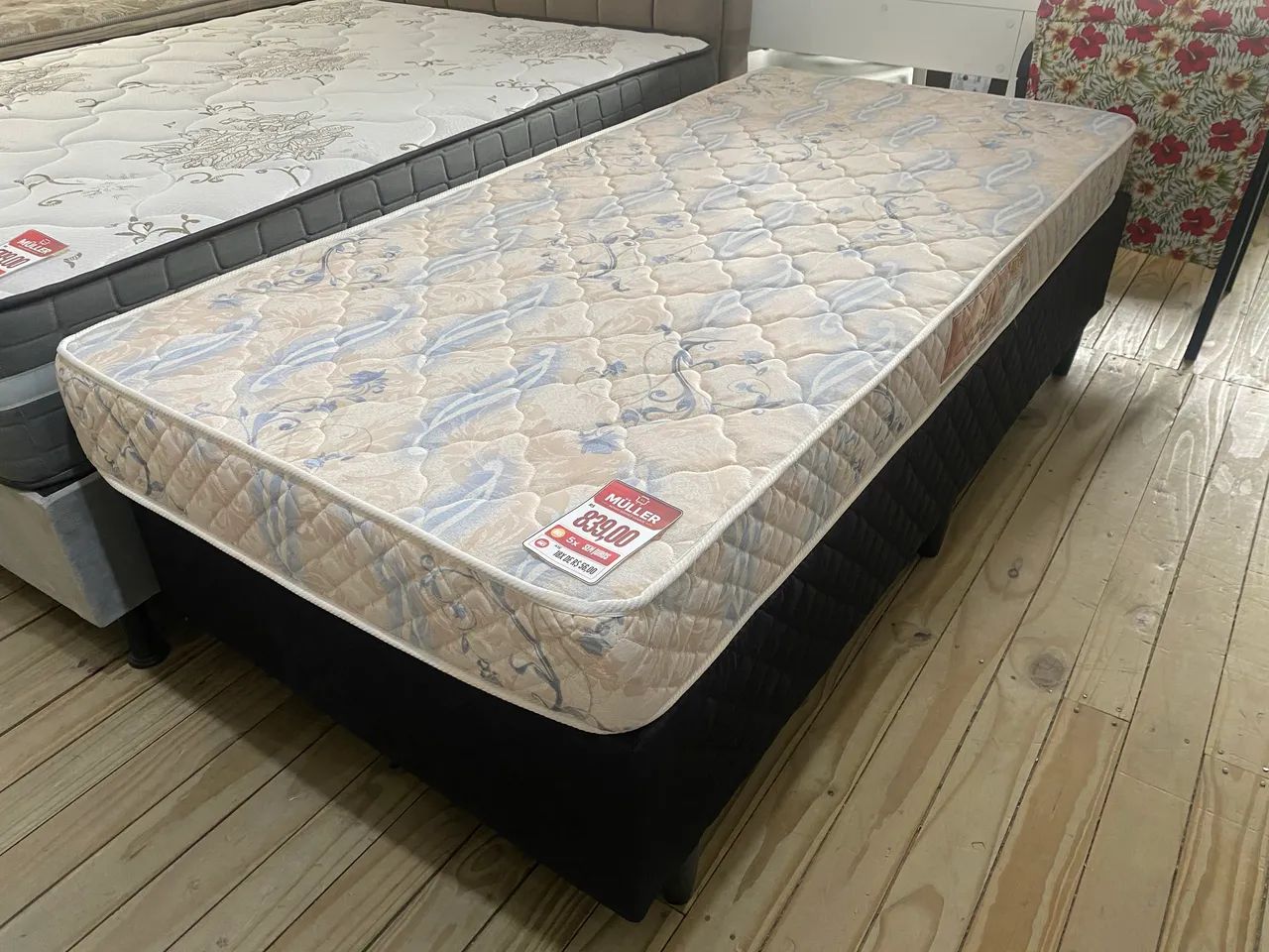 Cama box de solteiro D33 NOVA 