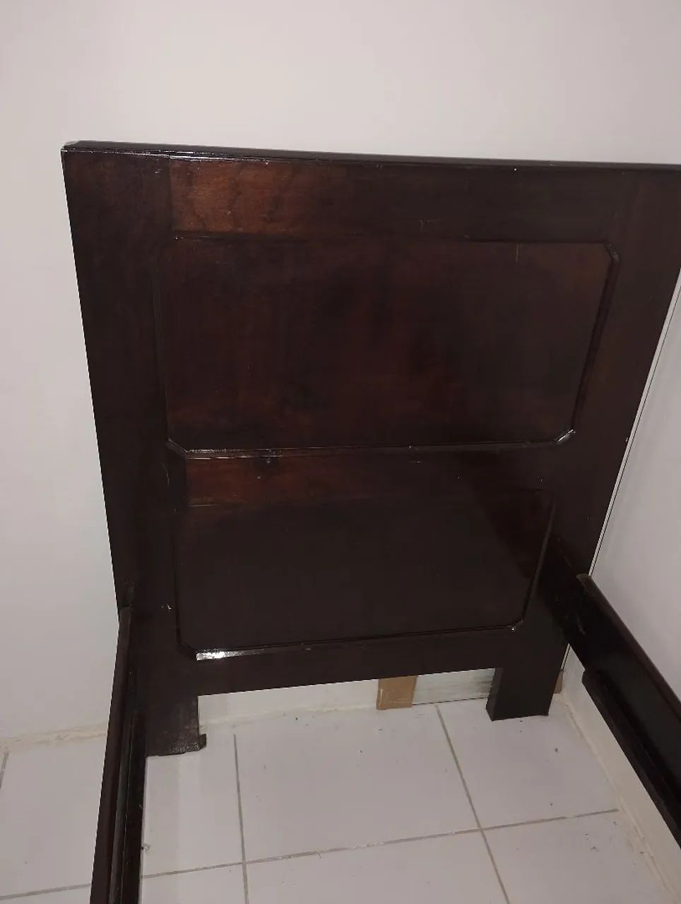 Cama solteiro - madeira maciça - Foto 5