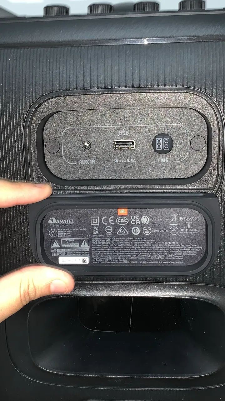 Caixa de Som Partybox Encore Com Microfone JBL  - Foto 2