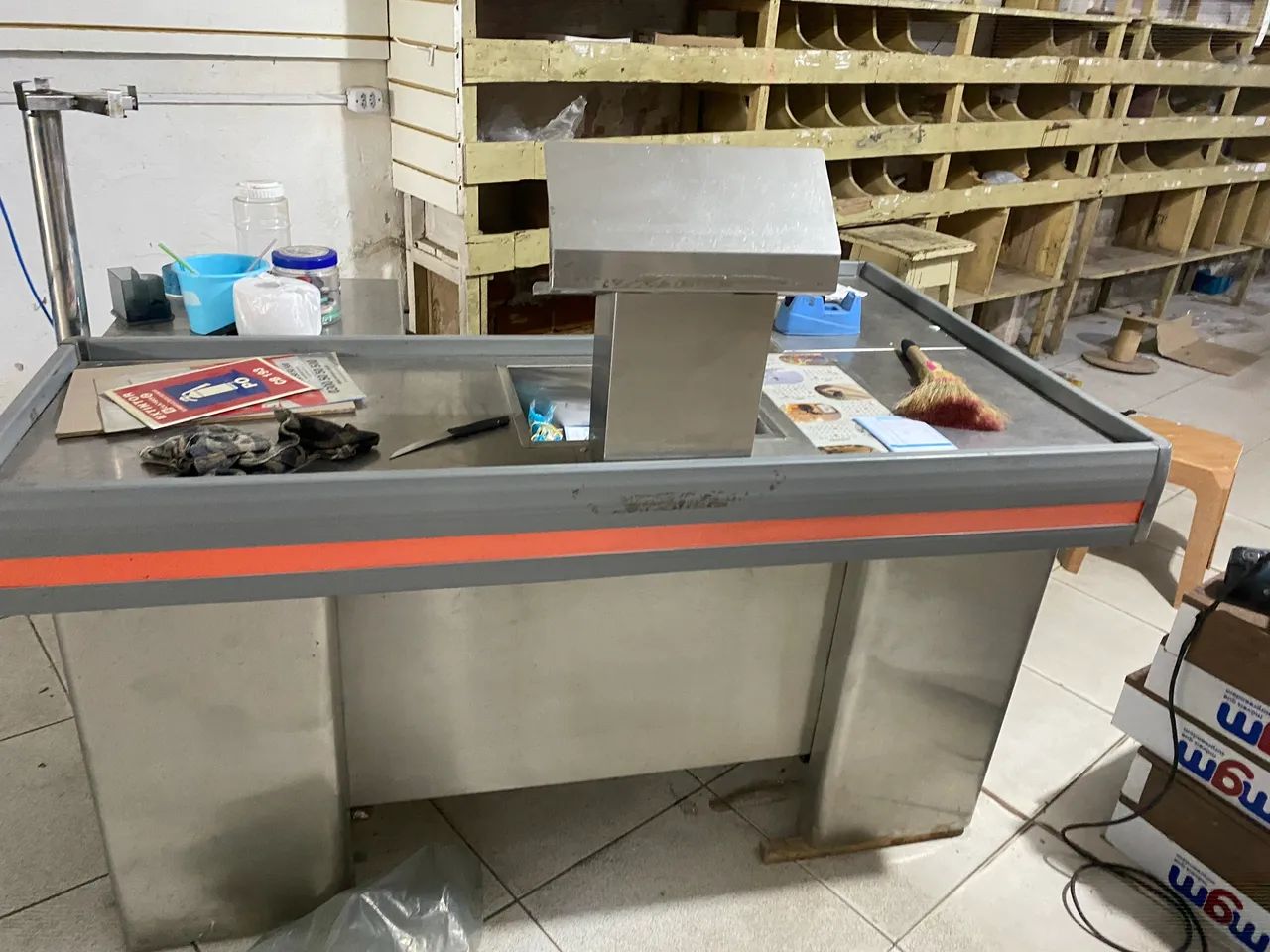 Caixa de supermercado de inox  - Foto 3