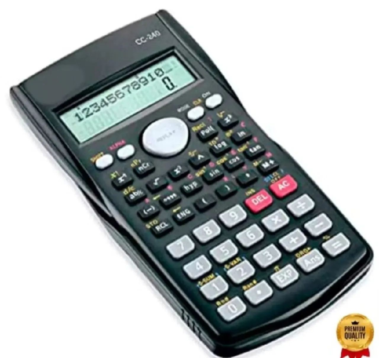 Calculadora Científica 12 Dígitos Com Capa + pilhas - Foto 2