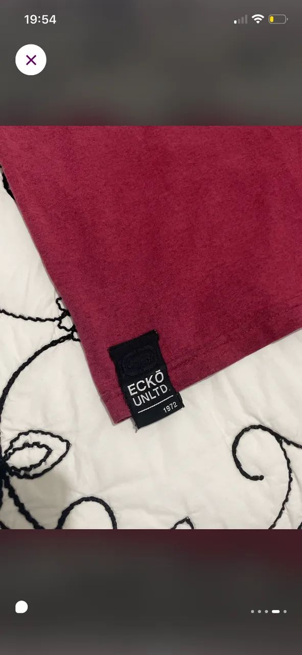 Camiseta vermelha Ecko tamanho gg - Foto 4