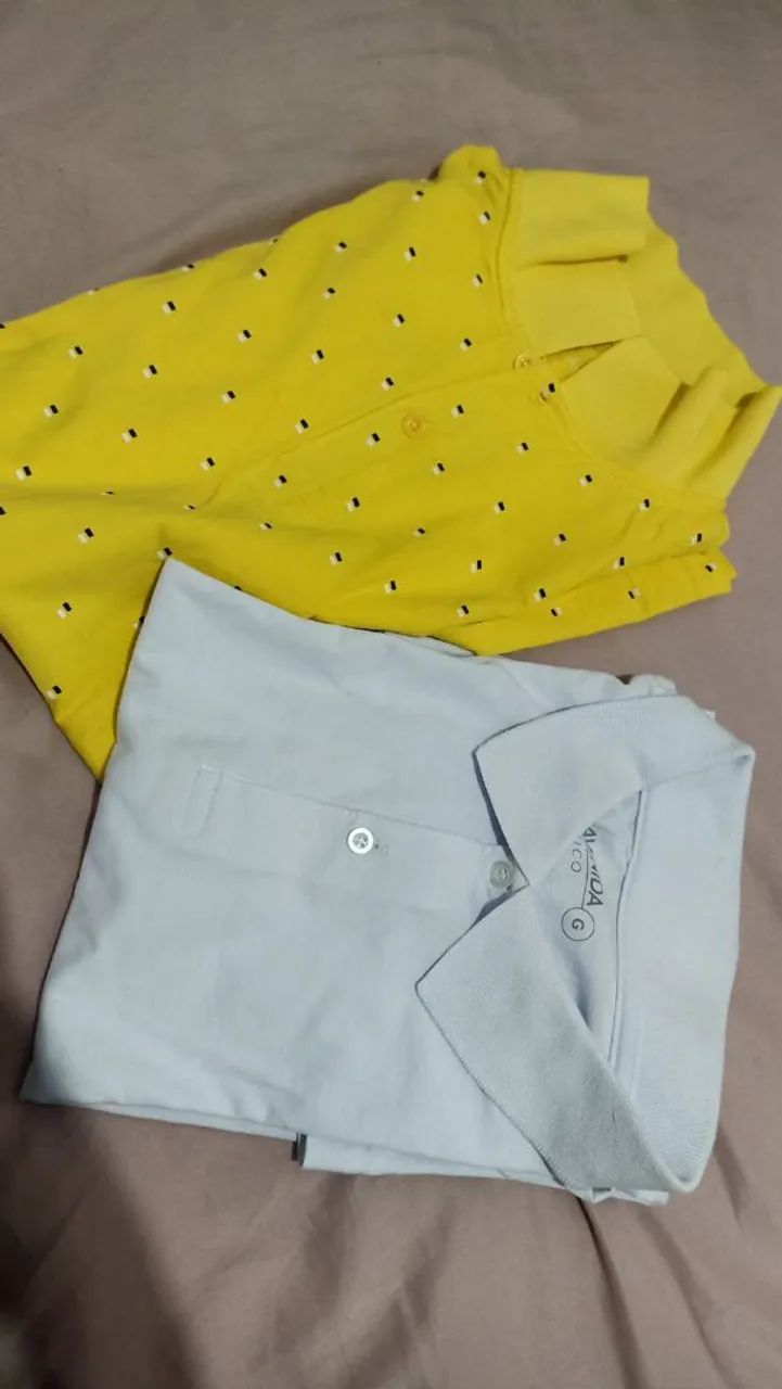 Kit 2 Camisas Polos Masculina 