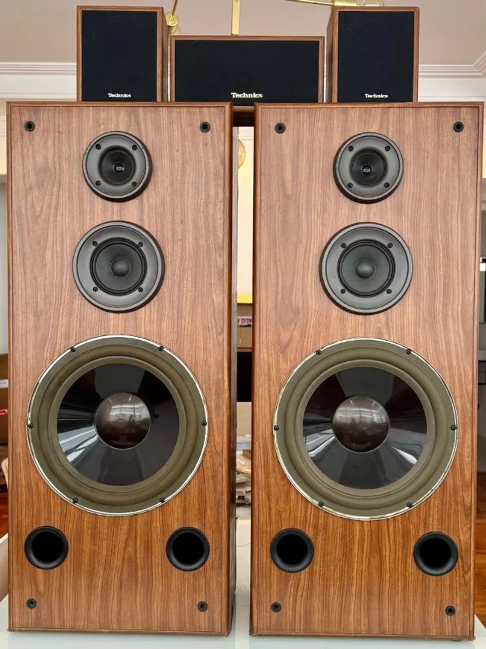 Conjunto Caixas Acústicas Technics SB-A35 - 1994 - Funcionando 100%