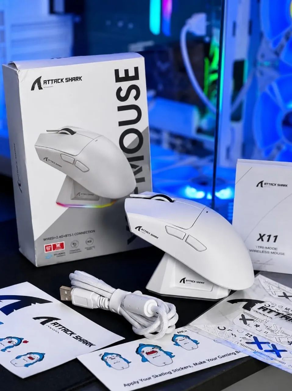 Mouse gamer attack shark x11 - Foto 2