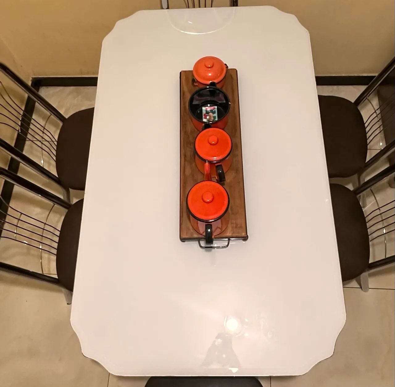 Mesa vidro com 6 cadeiras - Foto 4