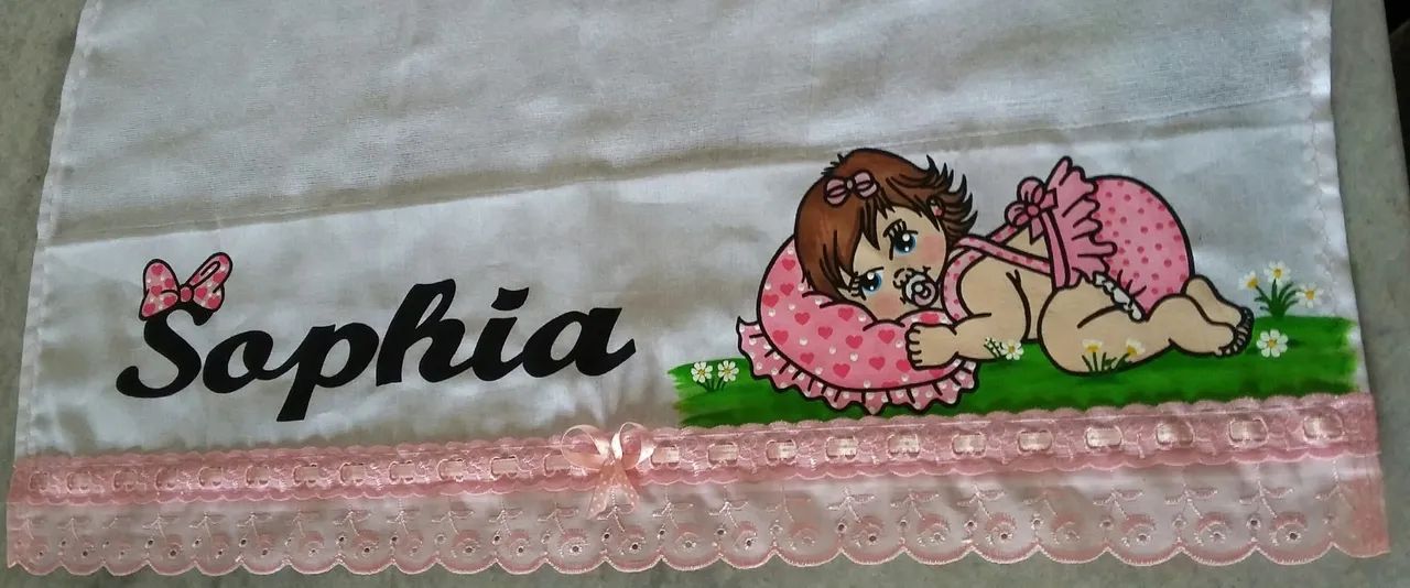 Fraldas pintadas à mão  - Foto 3