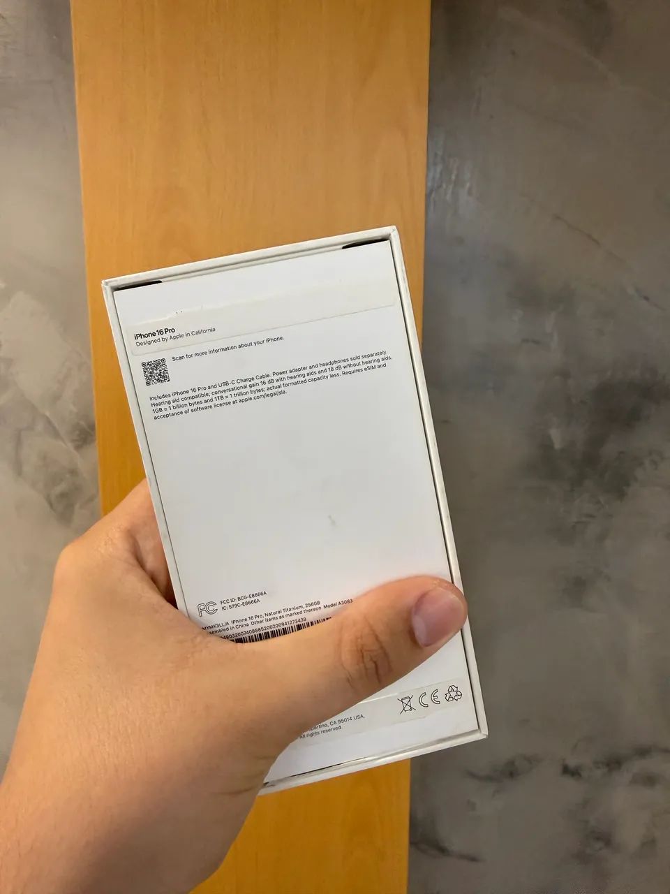Caixa de iPhone 16 Pro 256GB Natural  - Foto 5
