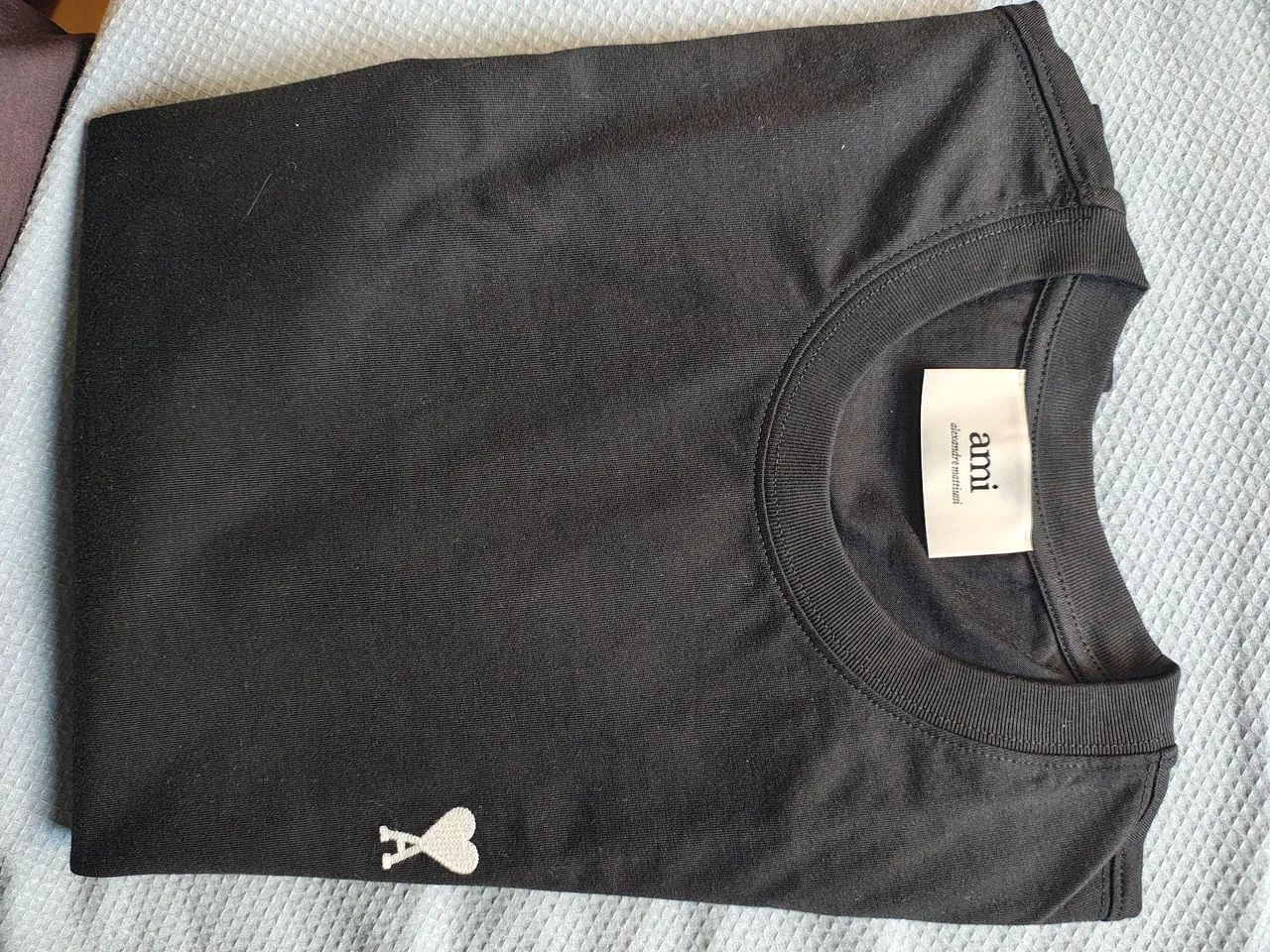 Camiseta ami paris preta - Foto 4