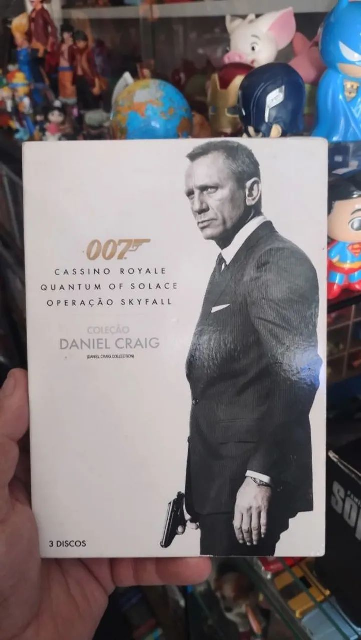 Filme 007 box com três filmes