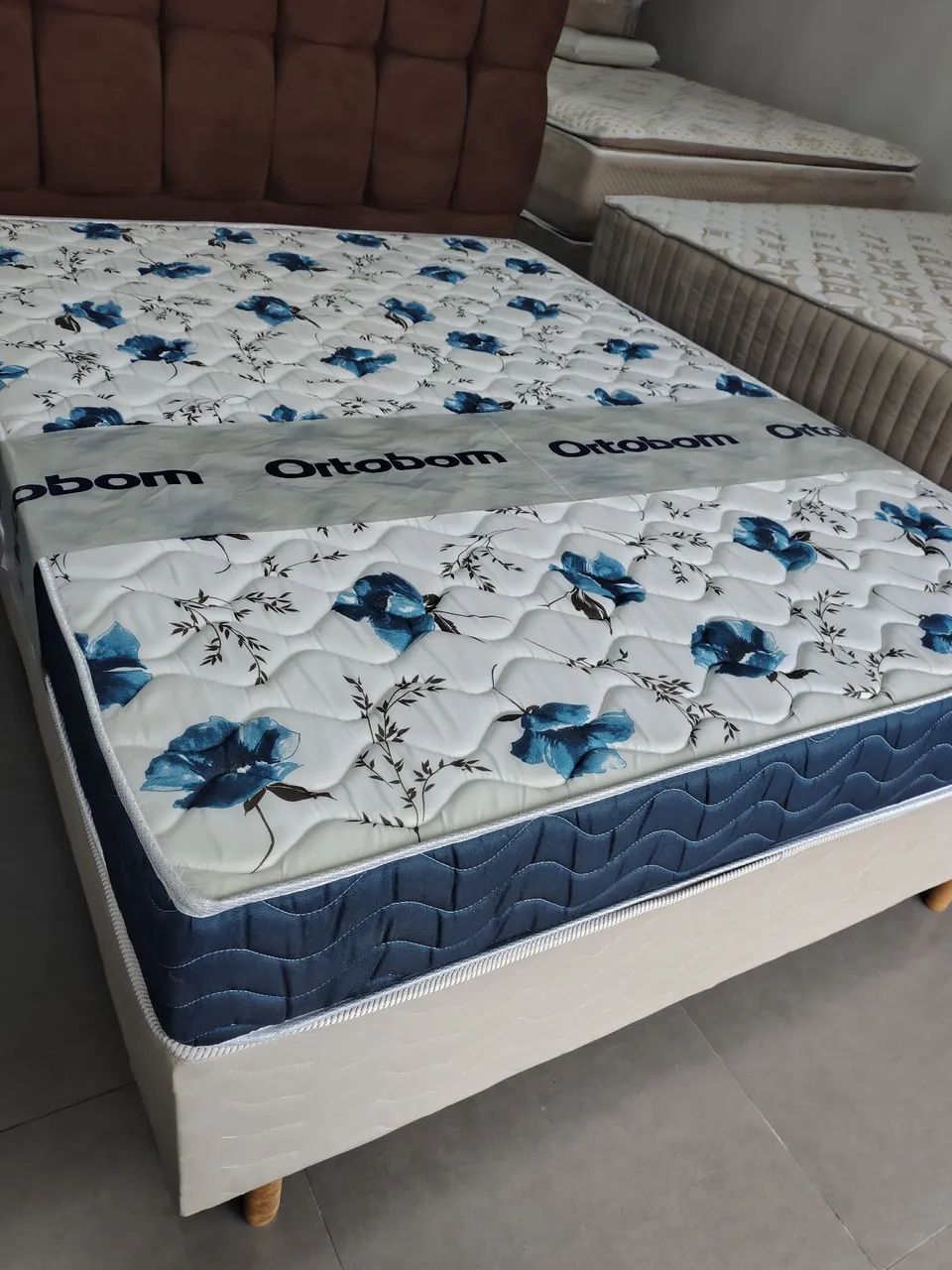 CAMA BOX CASAL ORTOBOM À PRONTA-ENTREGA 