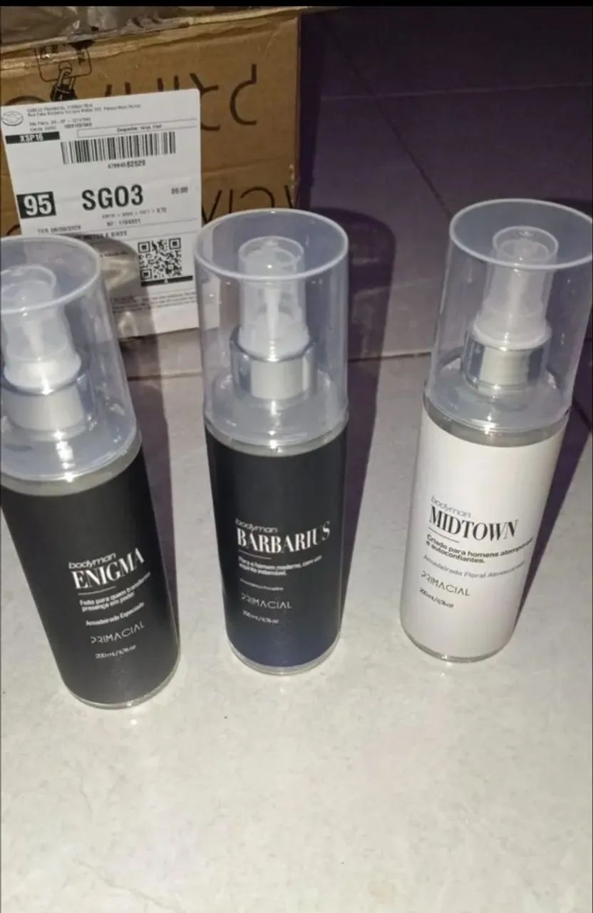kit de body splash da primacial : midtown + enigma + barbarius  - Foto 5