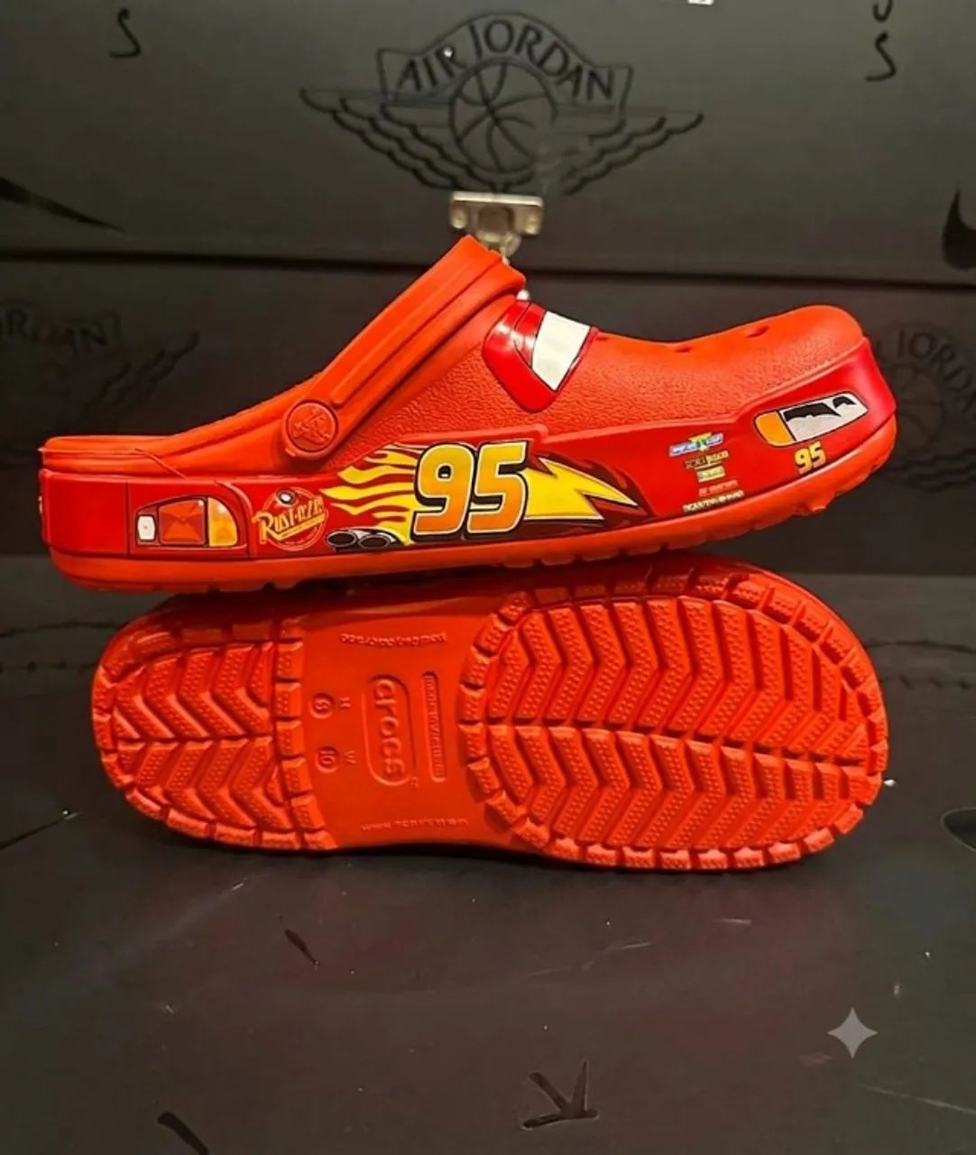 Sandália Crocs Lighting Mcqueen Red