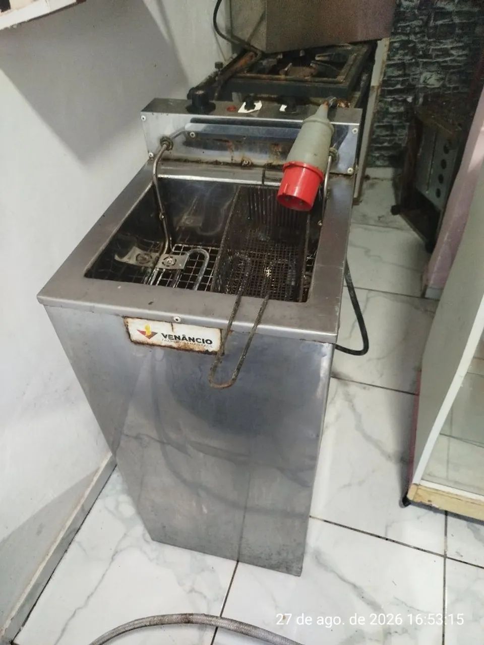 Fritadeira Venâncio profissional água e óleo 23l - Foto 3