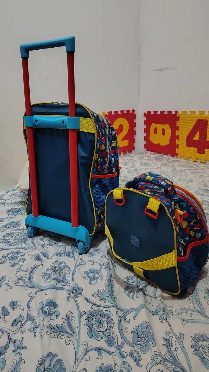 Mochila infantil e lancheira térmica da patrulha canina... Contato: * - Foto 5