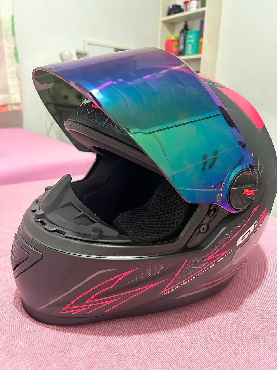 Capacete feminino seminovo - Foto 2