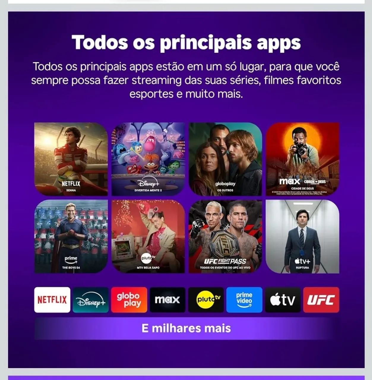 ROKU STICK COM UM ANO DE CONTEÚDO INCLUSO  - Foto 2