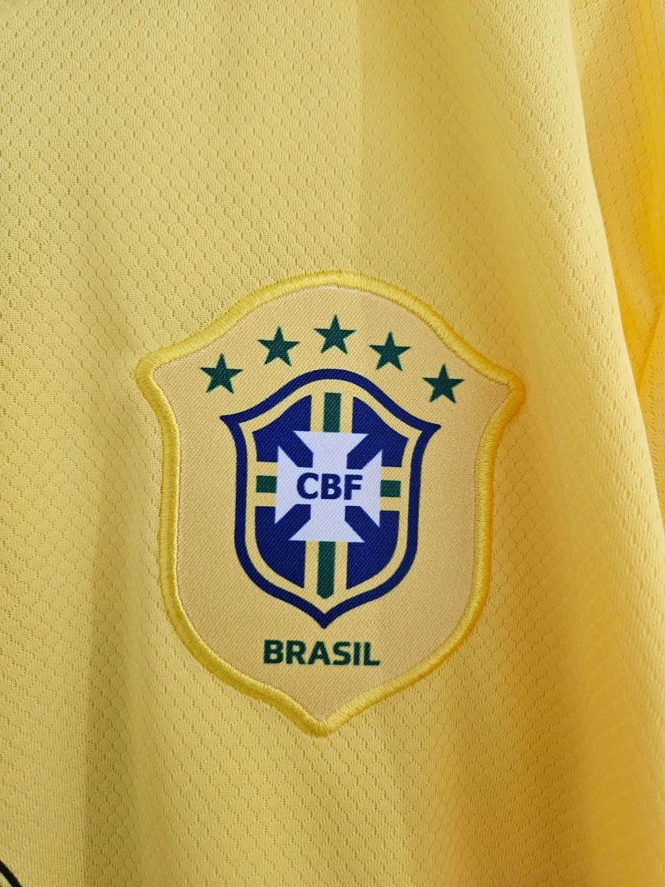Camisa do Brasil 2006 Copa do Mundo amarela Ronaldo - Foto 2