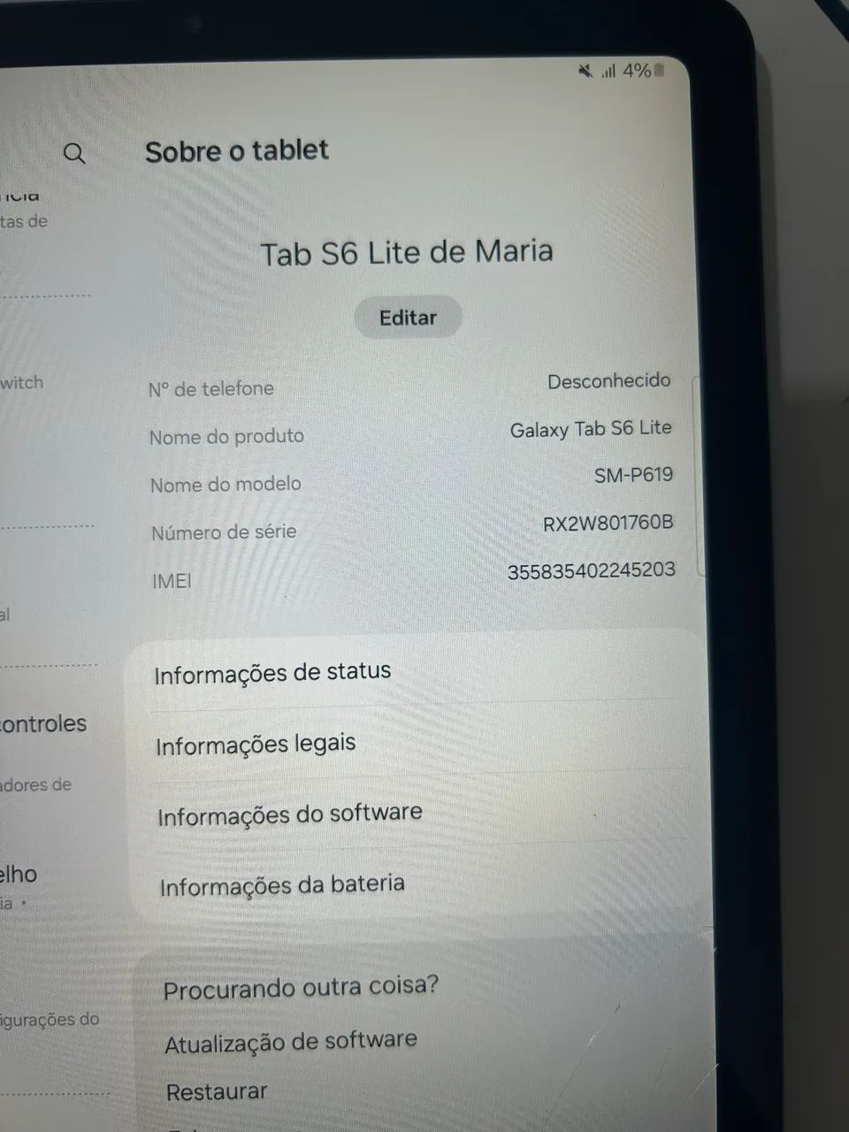 Samsung Galaxy Tab S6 Lite 128GB - Foto 3