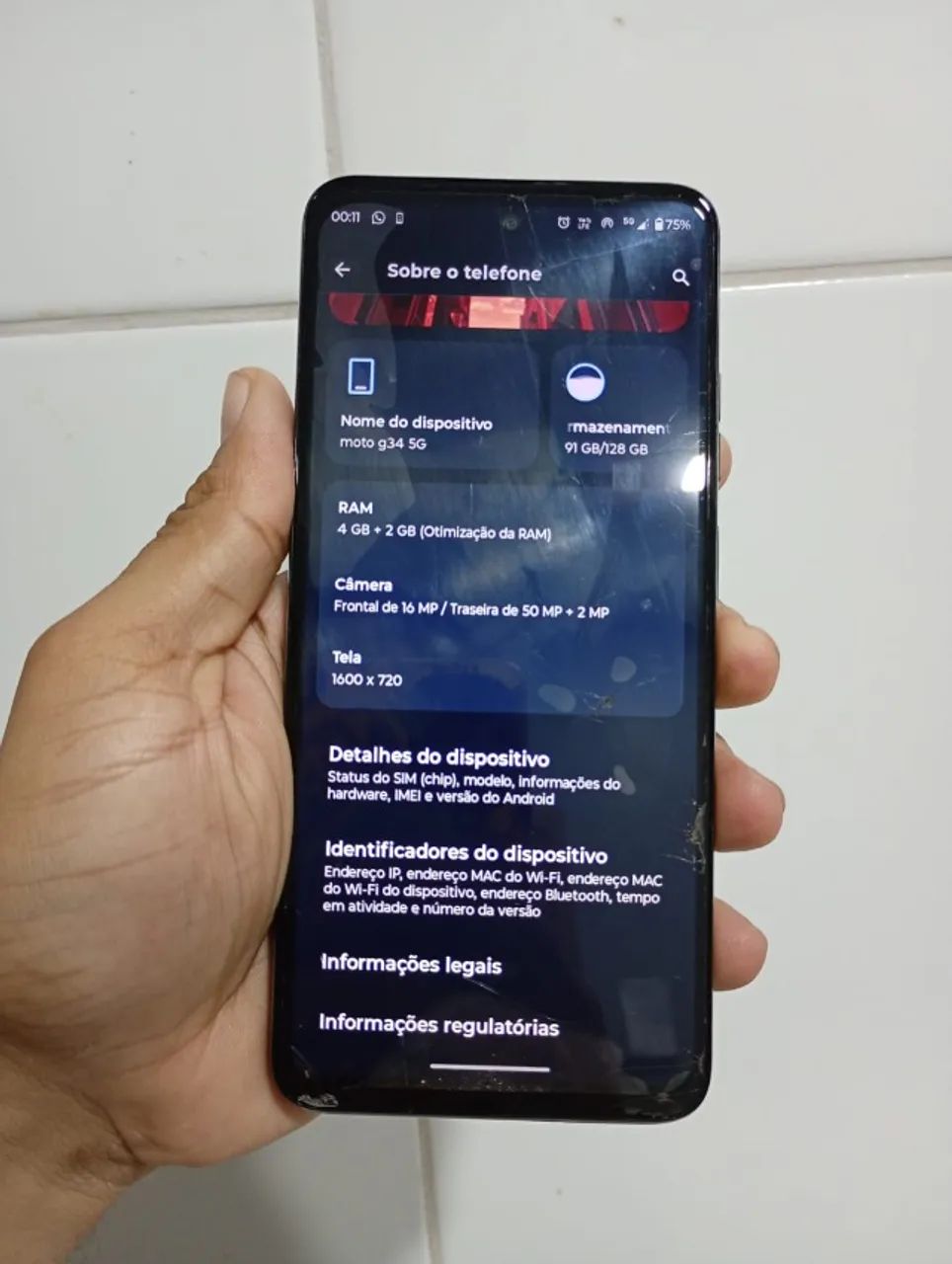 Moto G34 - Seminovo / conservadissímo - Foto 4