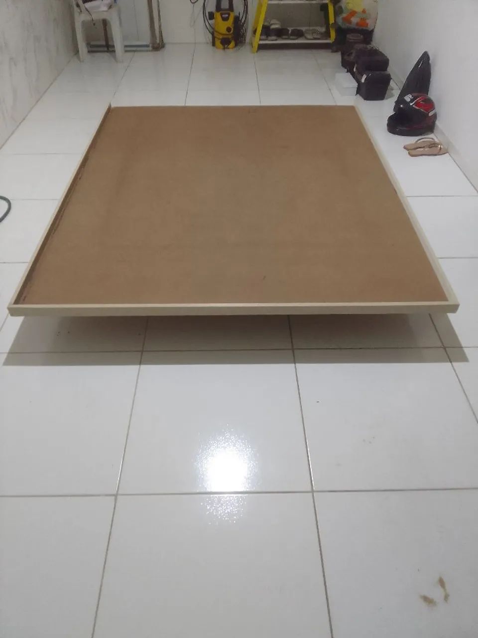Base para colchão de casal madeira MDF - Foto 4