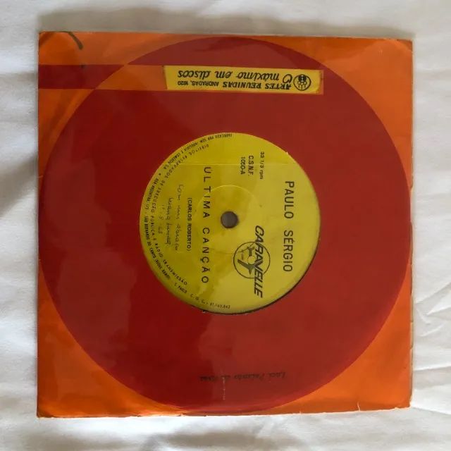 Paulo Sergio: Última Canção / Sorri Meu Bem (1968) Vinil - Foto 4