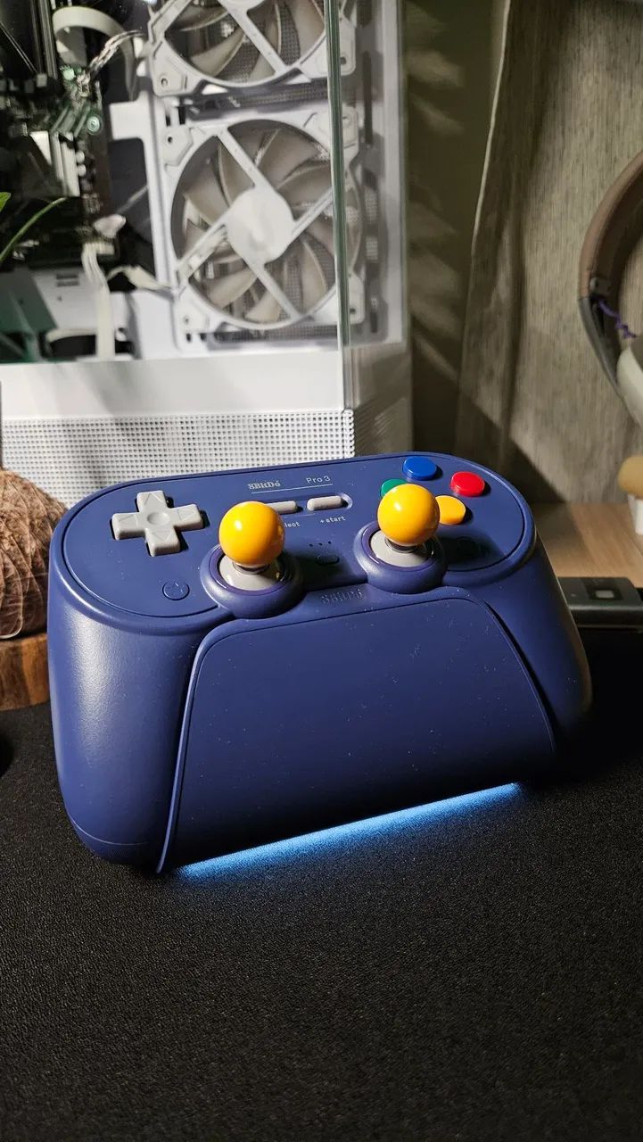 Controle 8BitDo Pro 3 - Azul - Foto 2