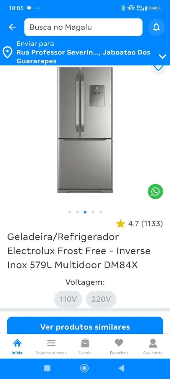 Geladeira Eletrolux Inverse - Foto 2