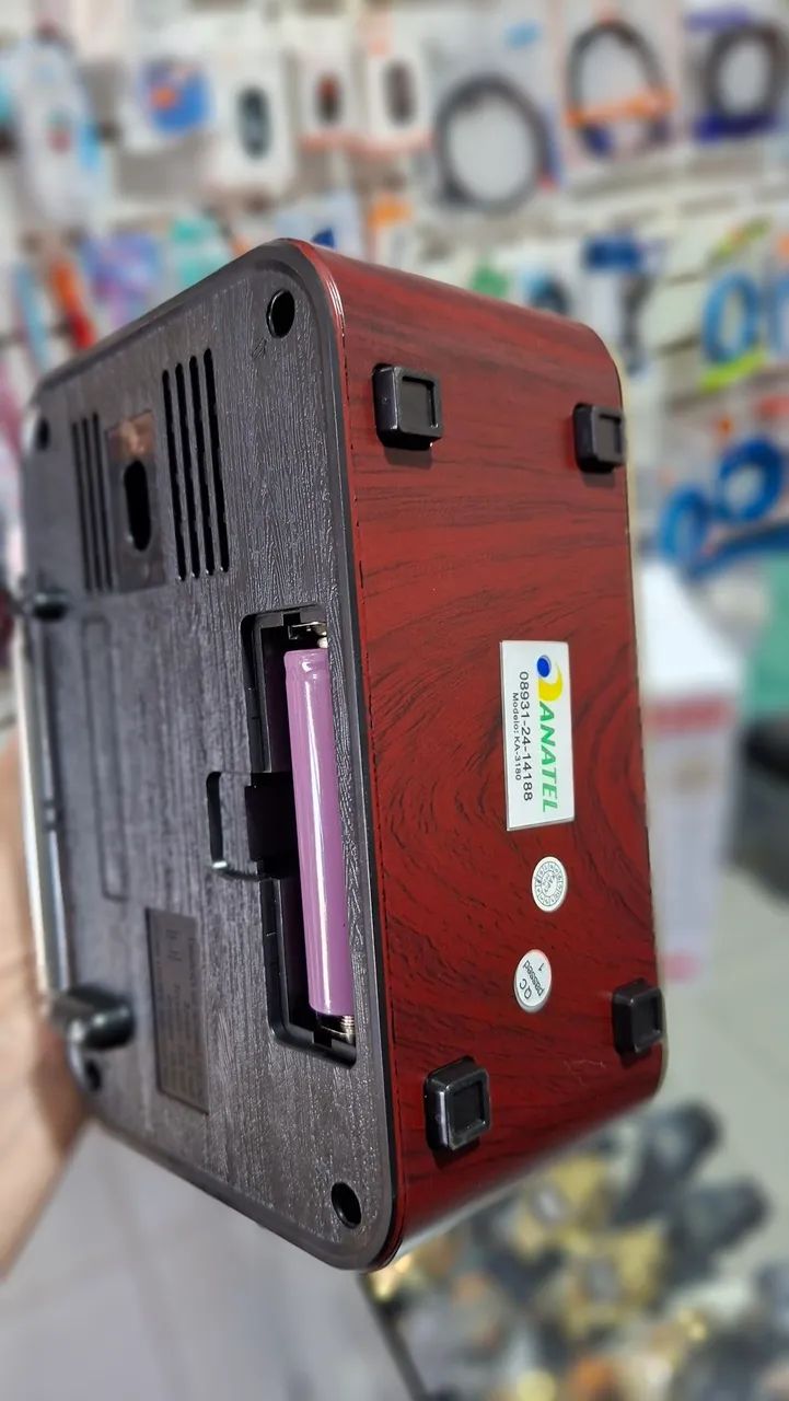 Caixa de som com rádio e lanterna - Foto 5