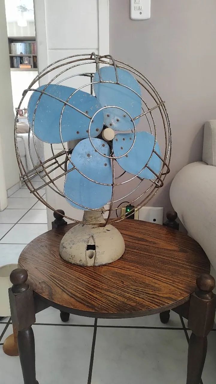 Ventilador decorativo de mesa eletromar 1950 