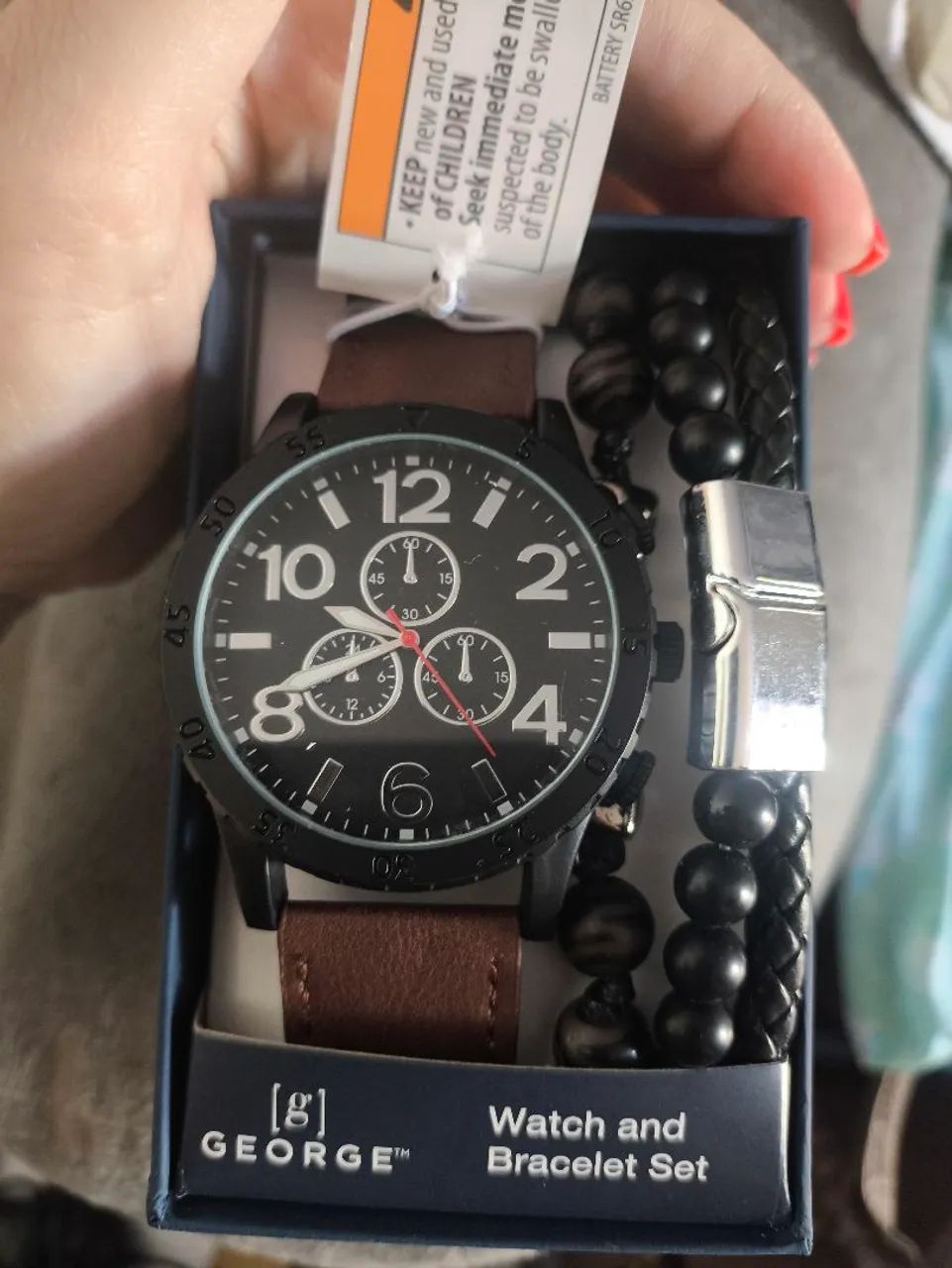 Relógio masculino George com pulseira  - Foto 3