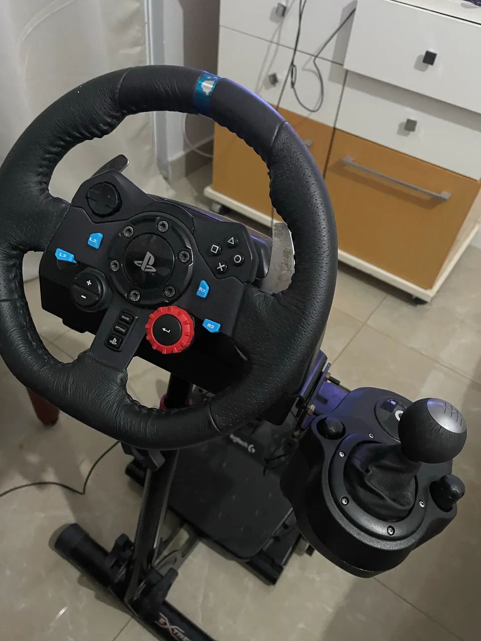Volante Logitech G29 Com Suporte e Câmbio
