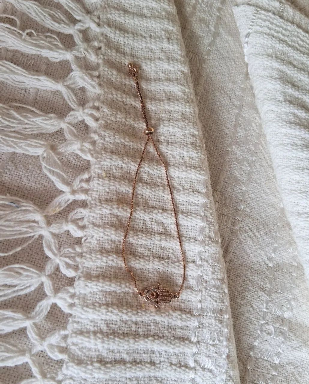 Pulseira semijoia dourado  - Foto 4