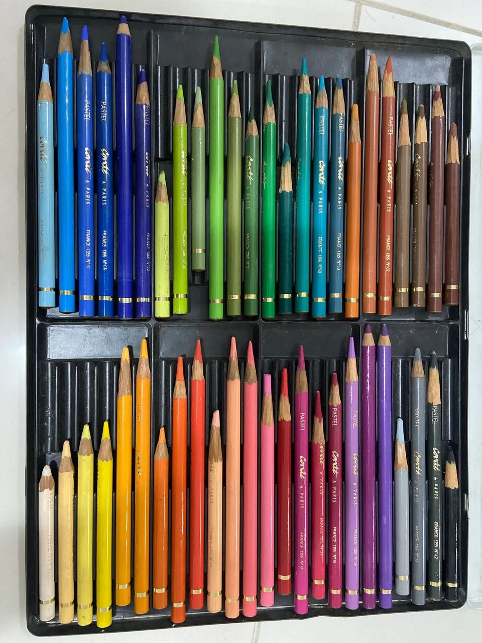 KIT 48 LÁPIS PASTEL CONTÉ À PARIS ORIGINAL IMPORTADO - Foto 2