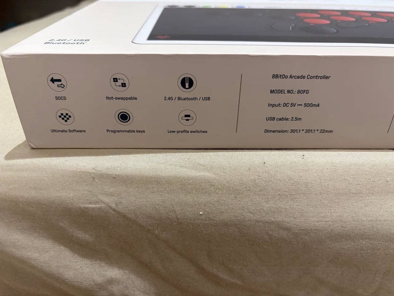 Hitbox Leverless 8bitdo - Controle Arcade - Foto 5