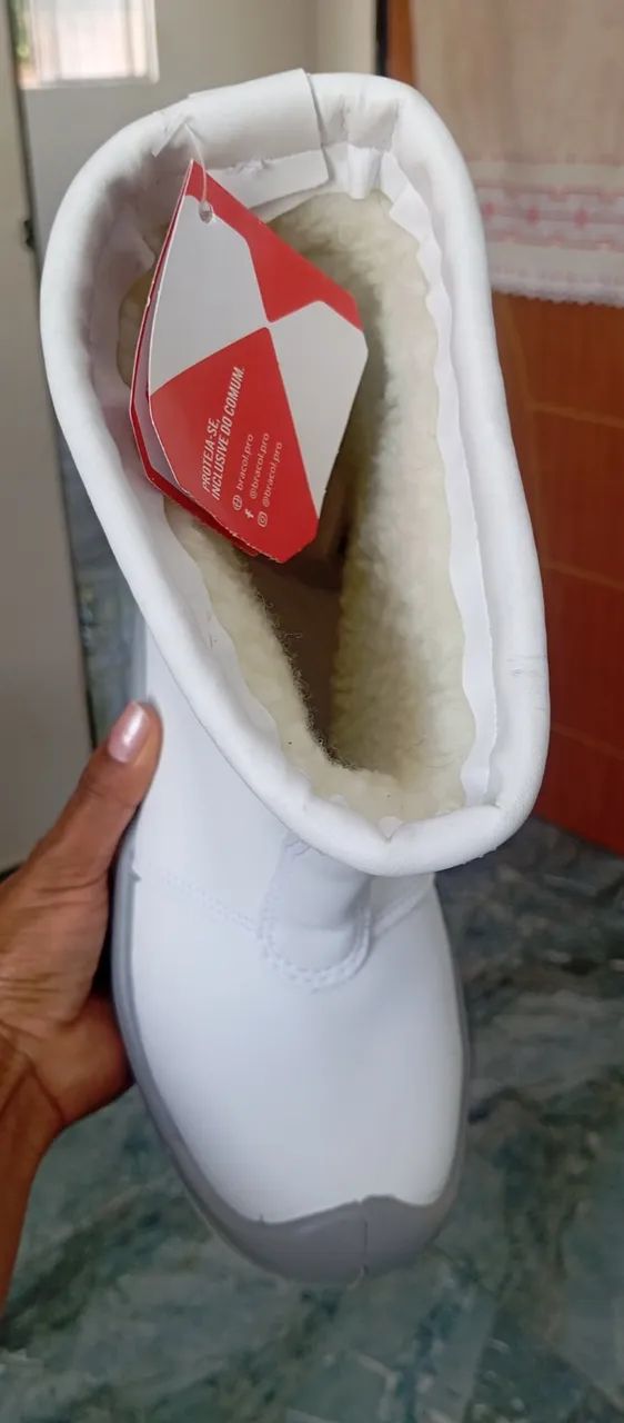 Bota térmica e calças