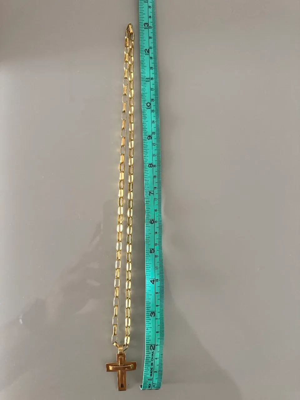 CORRENTE MASCULINA OURO 18K - Foto 3