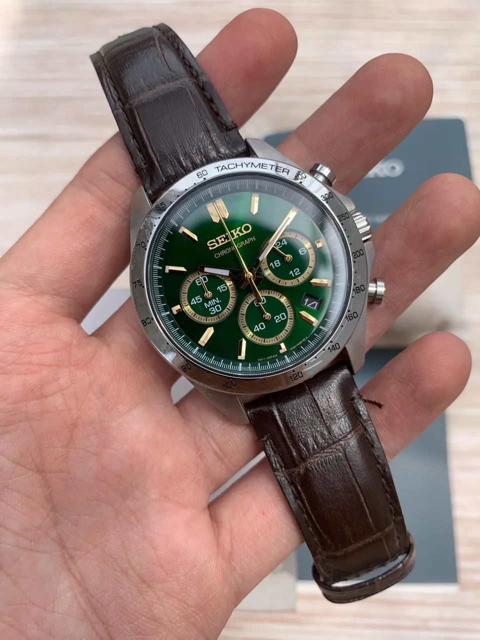 Seiko Chrono verde - Foto 3