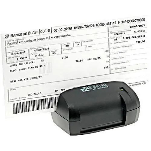 Leitor de Boleto e Cheques - Nonus Homebank USB