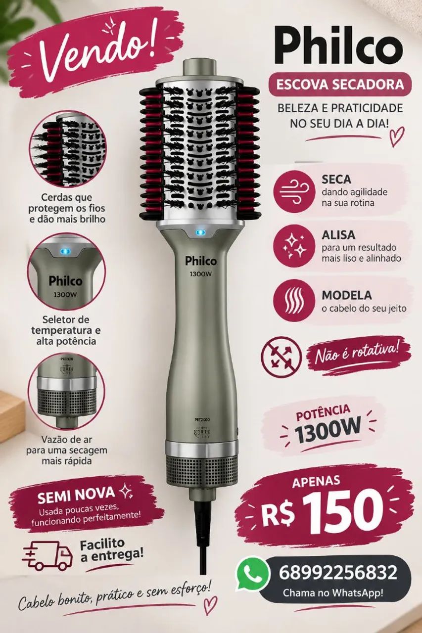 Vendo escova secadora 