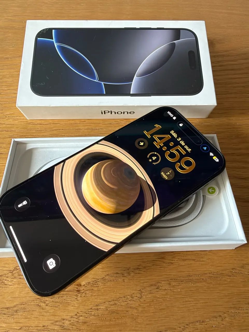 iPhone 16 Pro 256GB Preto - R$ 5.000 - Foto 2