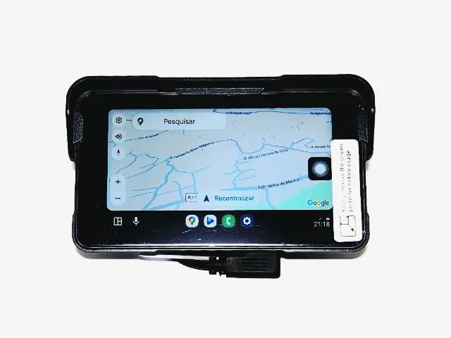 Multimídia Portátil para moto USB Carplay e android auto 5 polegadas à prova d'água - Foto 3