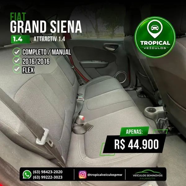 Fiat Siena Attractive 1.4 Fire Flex 8V 4P 2016 - Foto 4