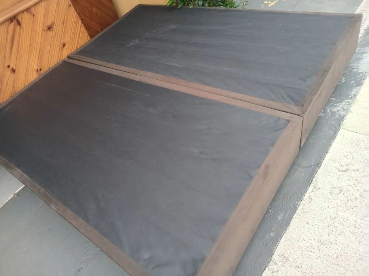 Base box king size, semi nova.(Entrego) - Foto 3