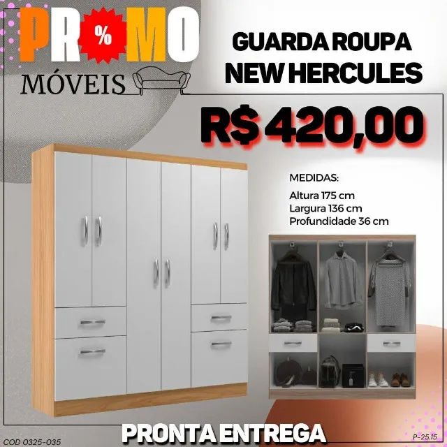 Guarda Roupa New H ércules  - Foto 2