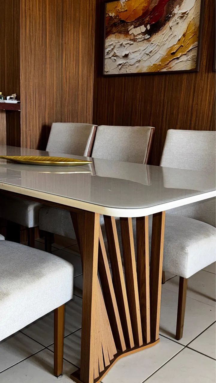 MESA DE JANTAR 6 LUGARES ( SÓ A MESA) 
