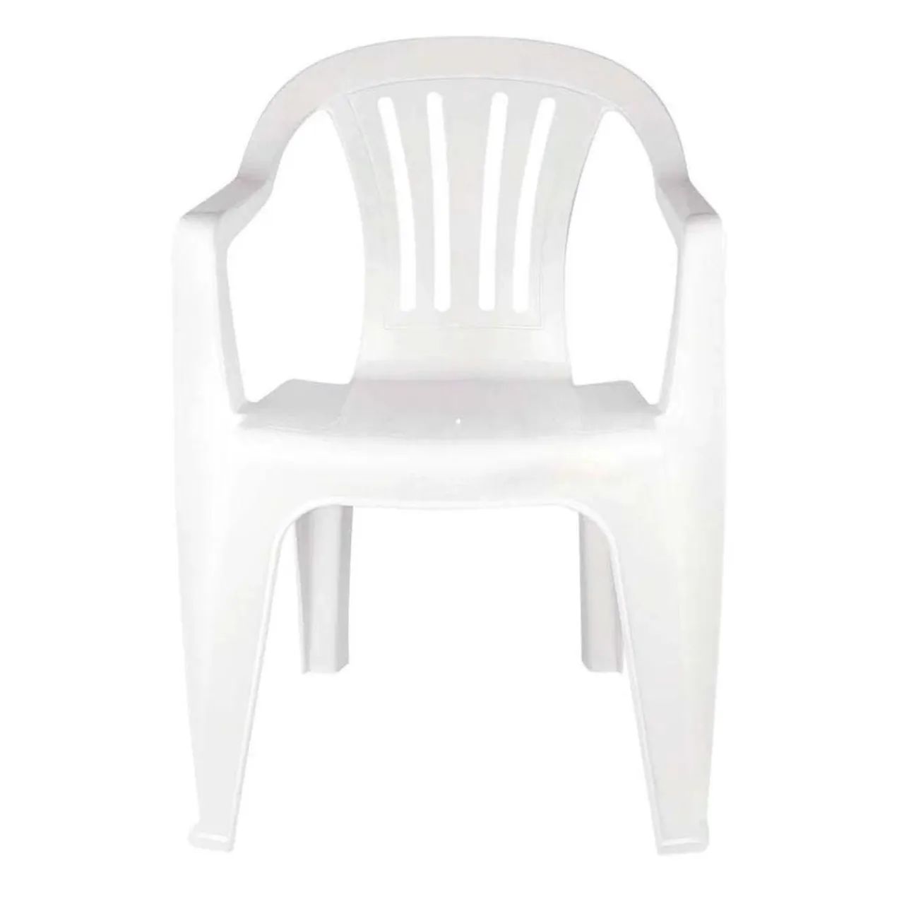 Cadeira Poltrona Plástico Branco Paraty