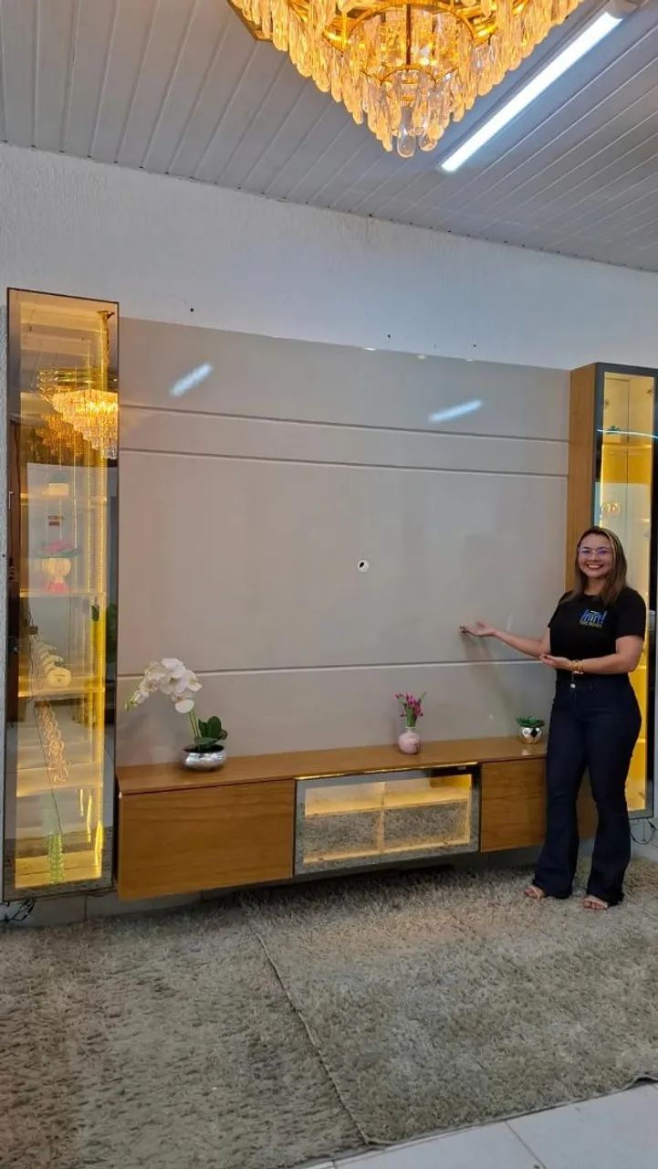 Lindo Home Luminare com 2 Torres 100% MDF + montagem grátis ?